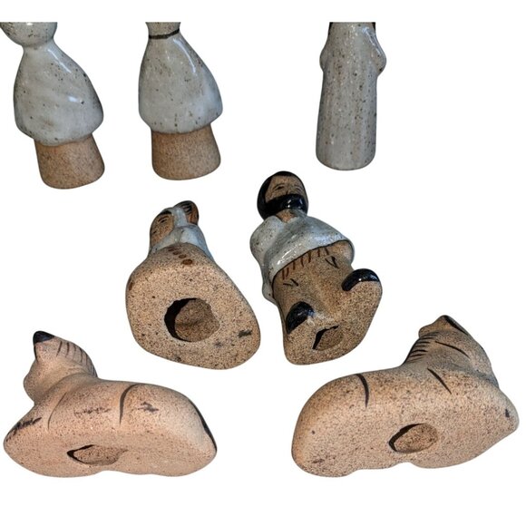 Tonala 14-Piece Ceramic Nativity Handcrafted Figurines Christmas Decor - Picture 11 of 12